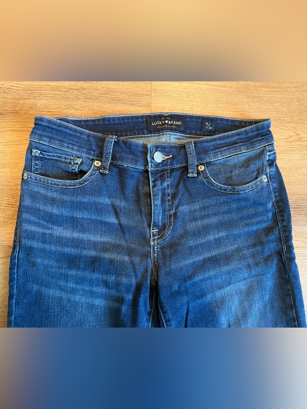 Lucky Brand Stella Skinny Low Rise Raw Hem 6/28 - Picture 3 of 4